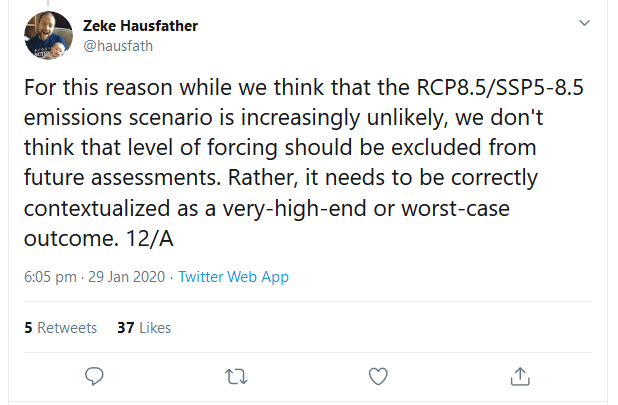 Screenshot_2020-01-30 Zeke Hausfather on Twitter For this reason while we think that the RCP8 5 SSP5-8 5 emissions scenario[...]